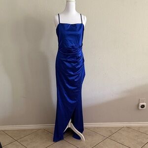 Elegant Prom or Homecoming Blue Evening Gown